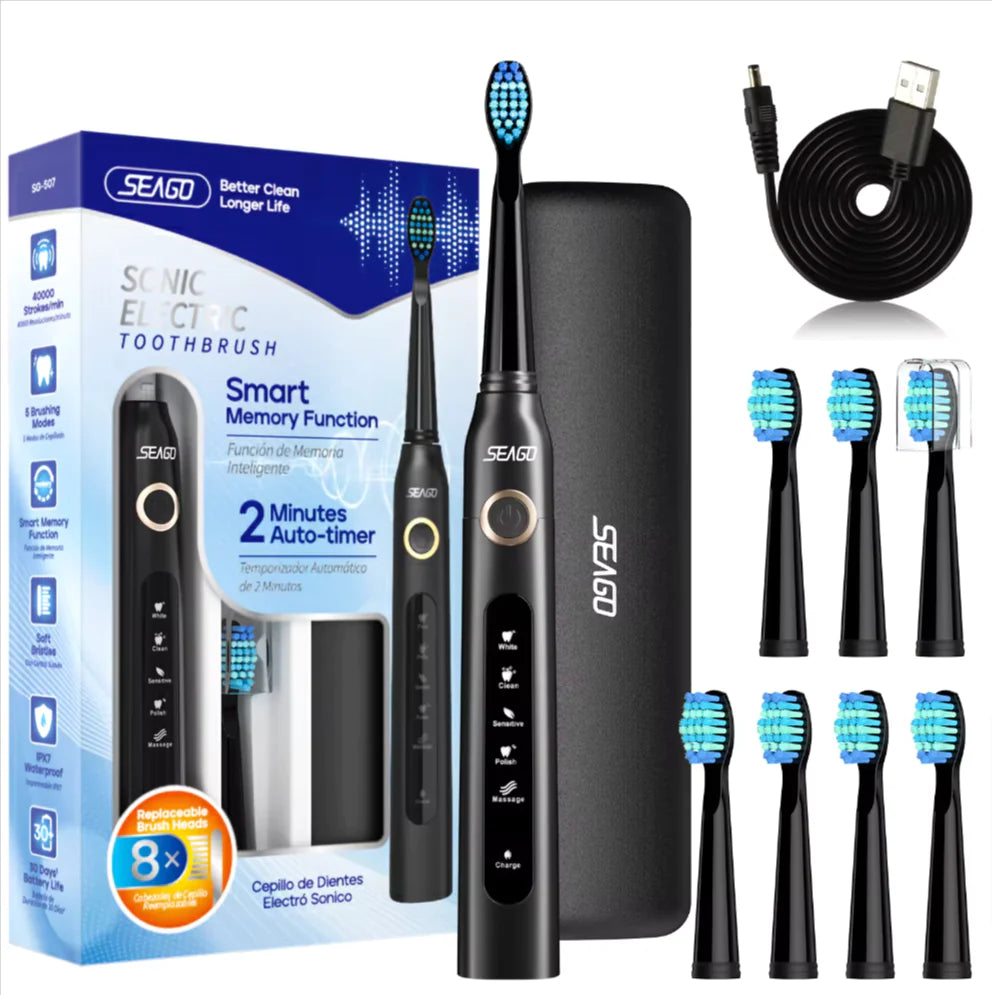 Seago Sonic Electric Toothbrush Cleaning Teeth