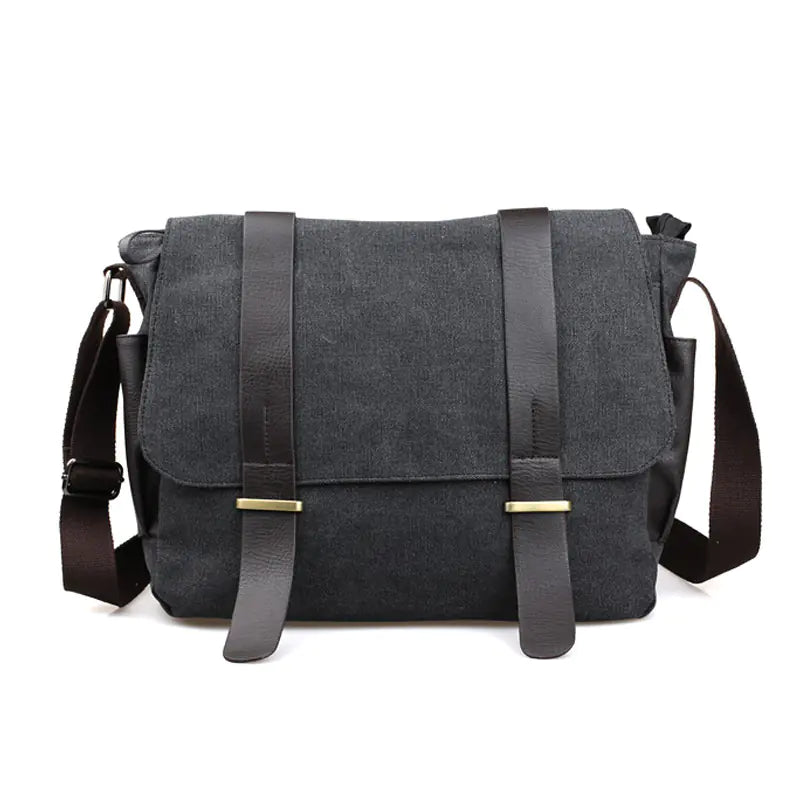 Men's Canvas Crossbody Travel Bag (Shoulder Bag)