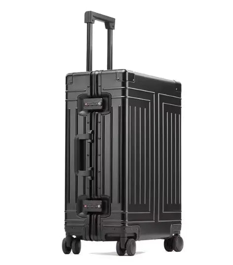 All-Aluminum Rolling Travel Suitcase High-Quality