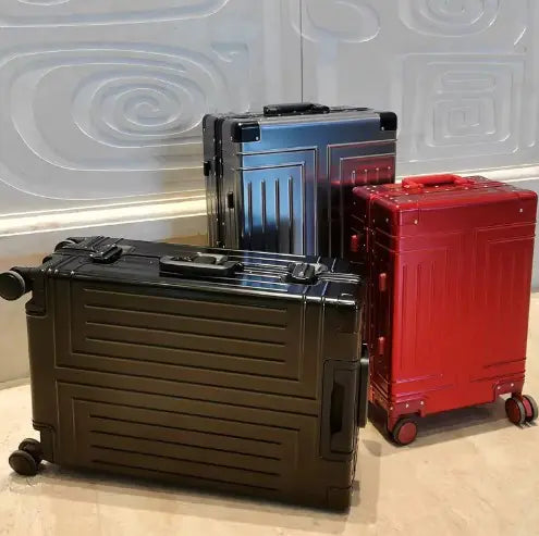 All-Aluminum Rolling Travel Suitcase High-Quality