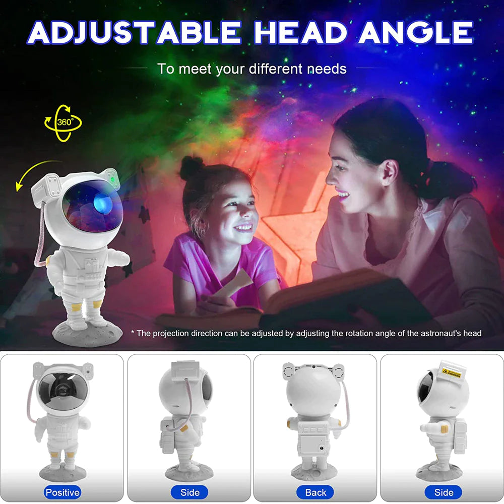 Astronaut Projector Galaxy Starry Sky LED Lamp Remote