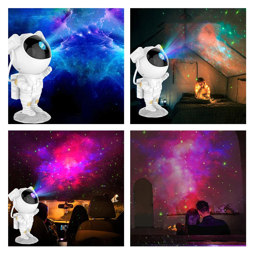 Astronaut Projector Galaxy Starry Sky LED Lamp Remote