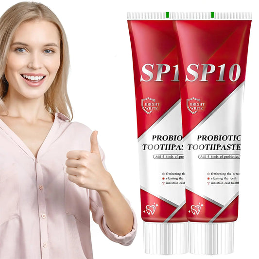 2pcs SP 10 Probiotic Toothpaste Whitening – Improve Oral Health with Dental Probiotic and Spry Probiotic Toothpaste for a Brighter Tooth