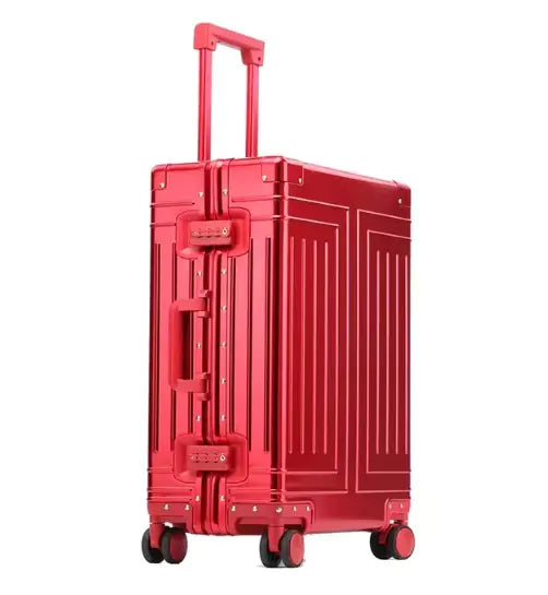 All-Aluminum Rolling Travel Suitcase High-Quality