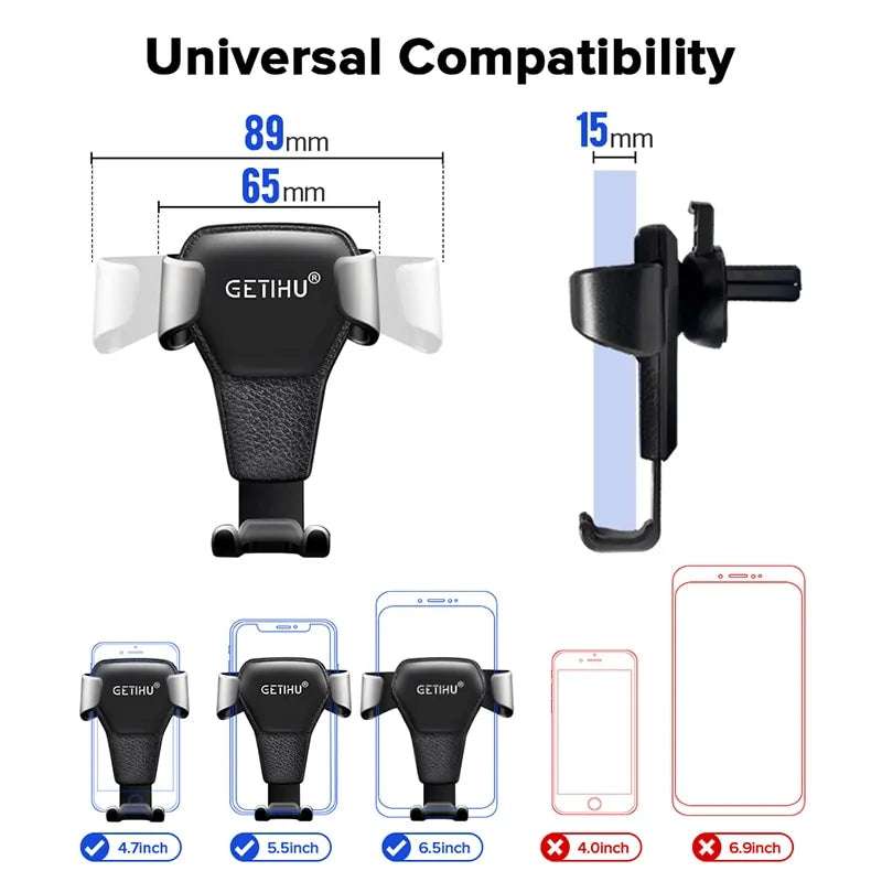 GETIHU Gravity Car Phone Holder